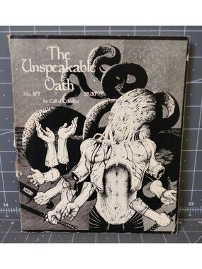 The Unspeakable Oath No. 8/9 Cthulhu Mythos Double Issue Rare RPG Book